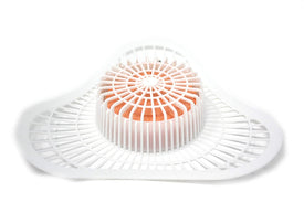 Lavex Urinal Screen and Deodorizer | Orange Deodorizing Block | Universal Fit | Citrus Scent | 12 Pack