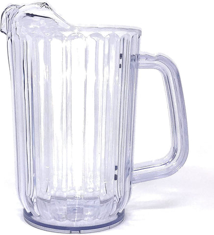 Image of Choice 32 oz. Clear SAN Plastic Water Pitcher, BPA free