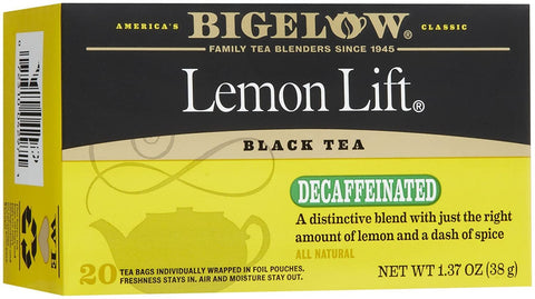 Image of Bigelow Lemon Lift Decaffeinated Black Tea 20