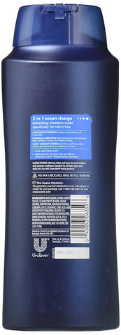 Image of Suave Professionals Mens, 2-in-1 Shampoo & Conditioner, Ocean Charge, 28 Oz (Pack of 2)