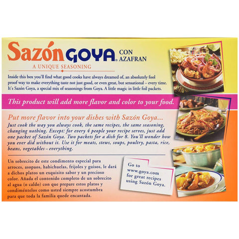 Image of Goya Sazon Azafran Econopak 3.52 OZ(Pack of 3)