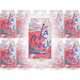 La Croix Passionfruit Naturally Essenced Flavored Sparkling Water, 12 oz Can (Pack of 10, Total of 120 Oz)