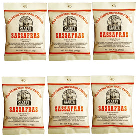 Claeys Old Fashioned Hard Candy - 6 oz - 6 Pack - Sassafras - Since 1919