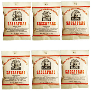 Claeys Old Fashioned Hard Candy - 6 oz - 6 Pack - Sassafras - Since 1919