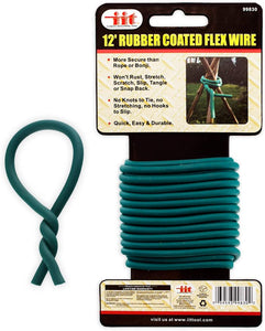 Ind Tools 12-Ft Rubber-Coated Flex Plant Wire - Support Plant Vines, Stems & Stalks - Easy Cut to Size (Original Version)