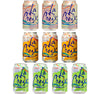 La Croix Mango, Peach-Pear, Apricot - Variety Pack, 12oz Cans (10-Pack Variety, Total of 120 Oz)