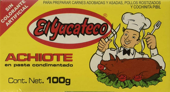 El Yucateco Achiote Paste 3.5 OZ (Pack of 3)