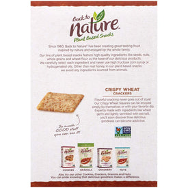 Back to Nature Crackers, Non-GMO Crispy Wheat, 8 Ounce (Pack of 6)