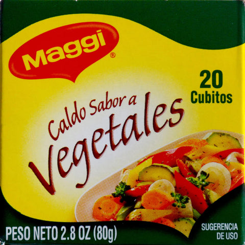 Image of Maggi Vegetable Flavor Bouillon Cubes, 2.82 oz