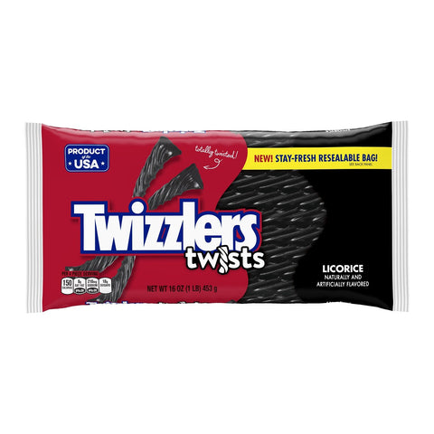 Image of Twizzlers Black Licorice Twists, 16 oz