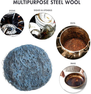 Powerhouse Steel Wool Soap Pads ~ 40 Ct Heavy Duty Scrubbers for Kitchen