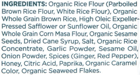 Image of Lundberg Sesame Seaweed Rice Chips 6 OZ (Pack of 4)