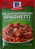 Mccormic Italian Mushroom Spaghetti Sauce Mix 1.5oz Pack of (3)