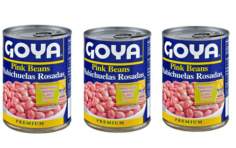 Image of Goya Pink Beans Can 15.5 oz. (3-Pack)