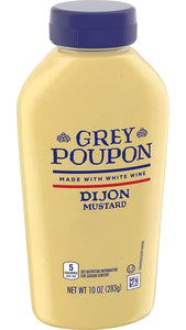 Grey Poupon, Dijon Mustard, 10oz Squeeze Bottle (Pack of 2)