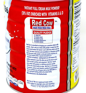 Red Cow Full Cream Milk Powder 900g, Made from Fresh Milk, Dutch Premium, Product of Netherlands