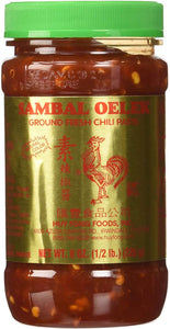 Huey Fong Sambal Oelek Chili Paste 8 Oz