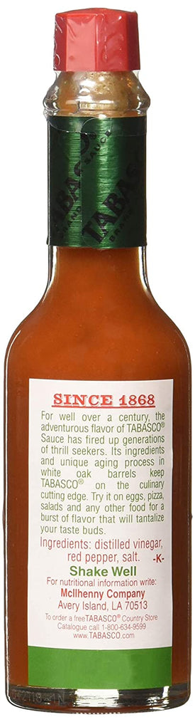 Tabasco Original Flavor Pepper Sauce, 2 oz (2 Pack)
