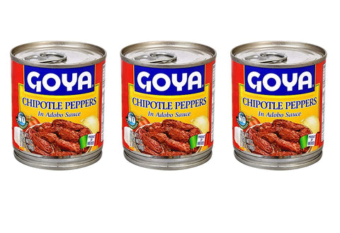 Image of Goya Chipotle Peppers in Adobo Sauce (3 Pack, Total of 21oz)
