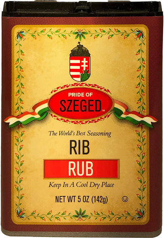 Image of Szeged Seasoning Rib Rub, 5 Ounce Tin