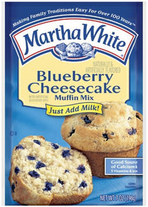 Martha White Blueberry Cheesecake Muffin Mix, 7-Ounce (Pack of 12)