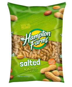 Hampton Farms Salted Roasted In-Shell Peanuts, 5 lbs. [Biz Discount] - SET OF 2
