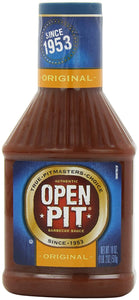 Open Pit Barbecue Sauce, Original, 18 Ounce (Pack of 6)