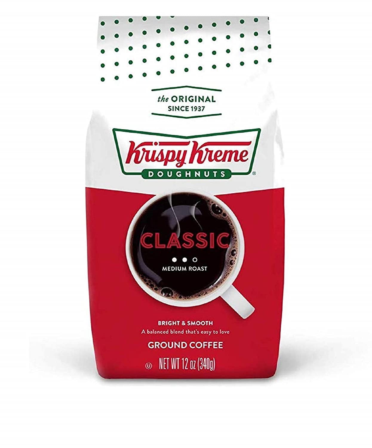 Krispy Kreme Decaf Ground Coffee