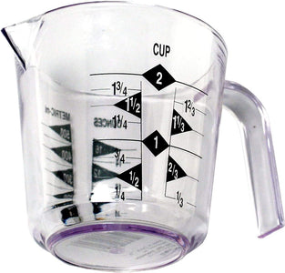 Chef Craft 2-Cup Measuring Cup, Clear