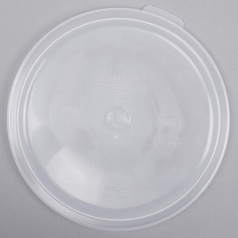 Image of Cambro RFS2PP190 2 Qt. Translucent Round Storage Container with RFSC2PP190 Translucent Lid