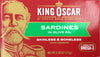 King Oscar Skinless & Boneless SARDINES in Olive Oil 4.4oz (6 Pack)