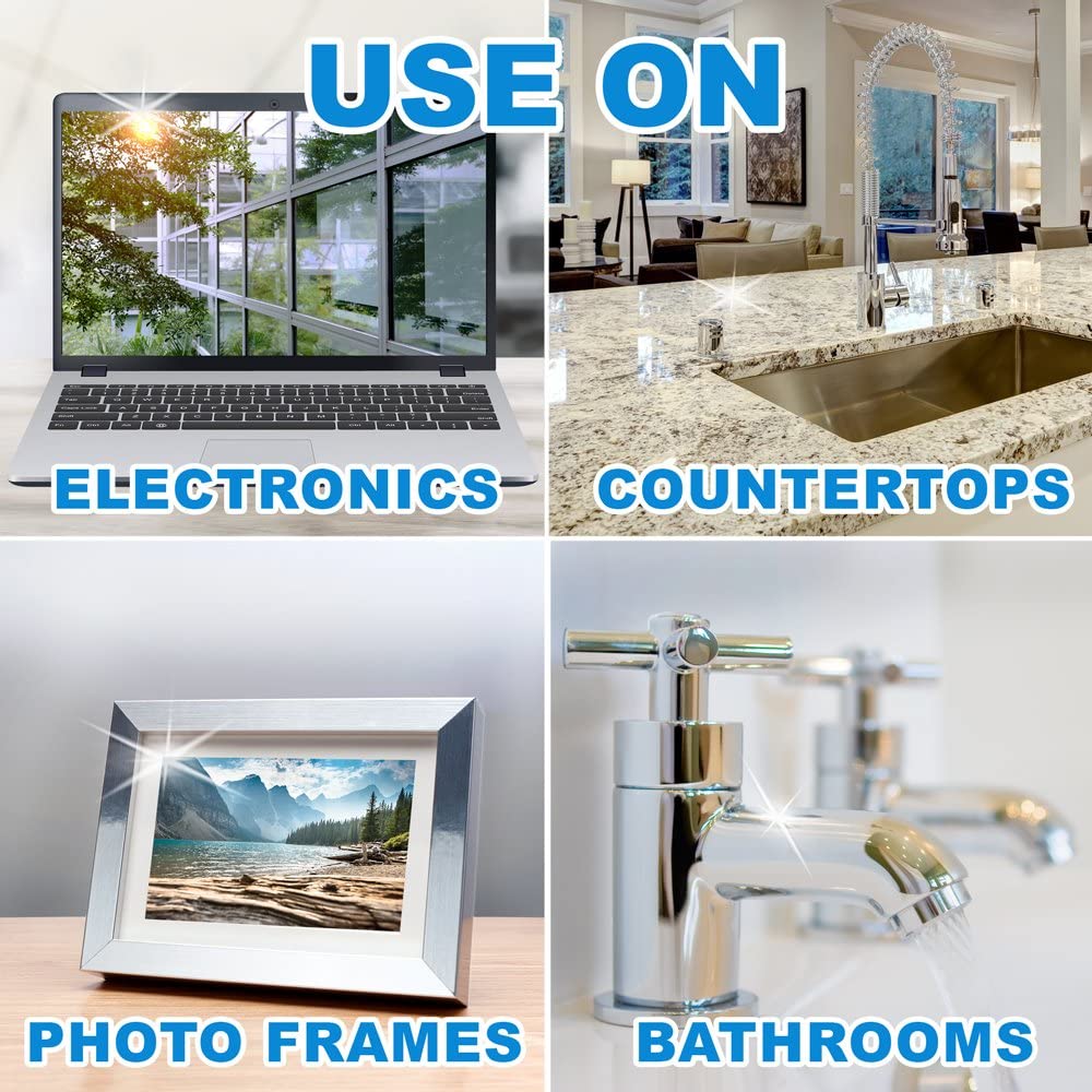 Glass Plus Glass Cleaner, 32 fl oz Bottle, Multi-Surface Glass Cleaner (Pack of 4)