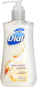 Dial Liquid Hand Soap, Vanilla Honey 7.50 oz (Pack of 2)