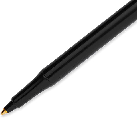 Image of Paper Mate Write Bros Ballpoint Pens, Fine Point (0.8mm), Black, 12 Count