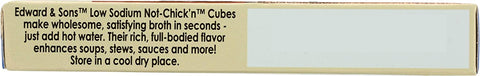 Image of Edward & Sons Low Sodium Not Chicken Bouillon Cubes, 2.5 oz