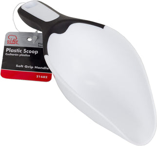 Chef Craft Plastic Scoop, One Size, White