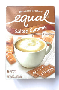 Equal Salted Caramel Zero Calorie Sweetener - 80 Packets