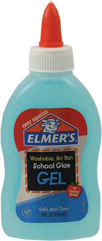 Elmerâ€s Liquid Gel School Glue, Washable, 4 Ounces, 2 Pack (Bundle)