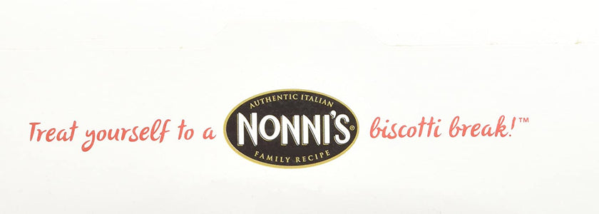 NONNI'S Biscotti Turtle Pecan 6.88 Oz. Box of 8 Individually Wrapped Biscotti (2 Pack)