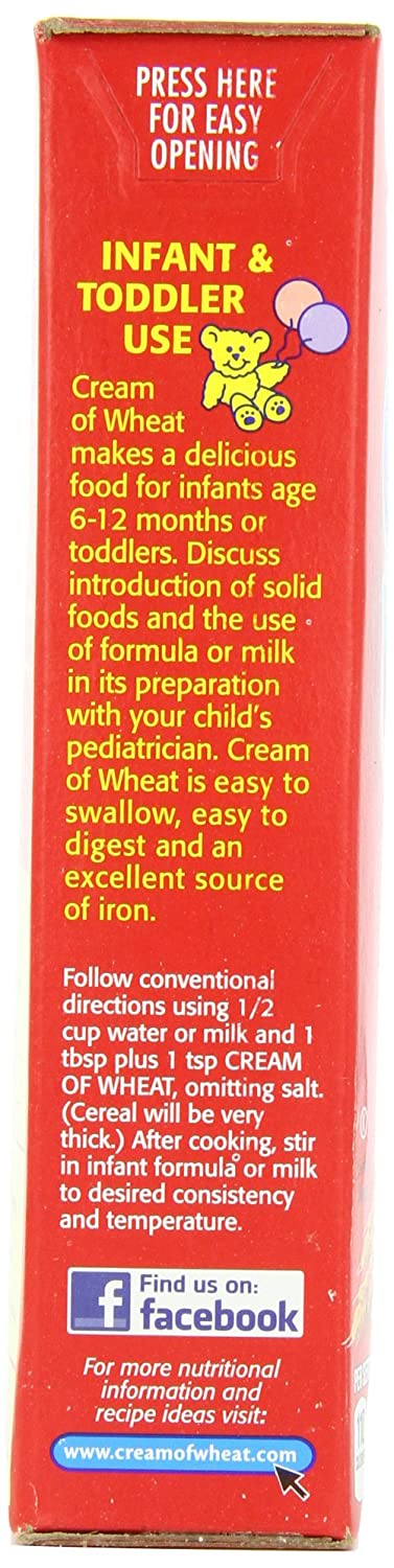 Cream of Wheat, Original Stove Top, 2.5 Minutes, 28 Ounce Boxes (Pack of 4)