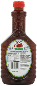 Log Cabin Lite Syrup, 24-Ounce (Pack of 4)
