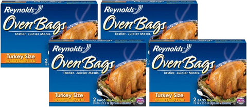 Image of Reynolds Nylon 510 Reynolds Oven Bag 2-ct (Pack of 4) 8 bags Total