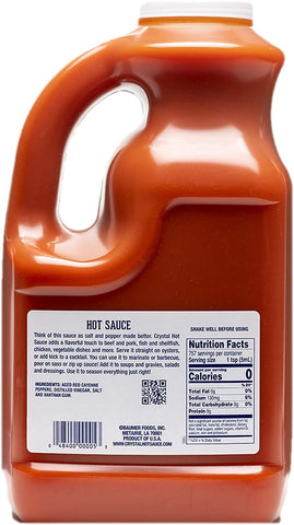 Image of Crystal Hot Sauce 1 Gallon Louisana Pure