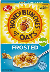Honey Bunches of Oats Honey Bunches of Oats Frosted Breakfast Cereal, 13.5 Ounce Box