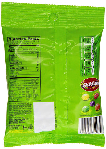 Image of Skittles Bite Size Candy, Sours, 5.7 Ounce