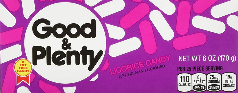 Good and Plenty, 6-Ounce Box (Pack of 6)