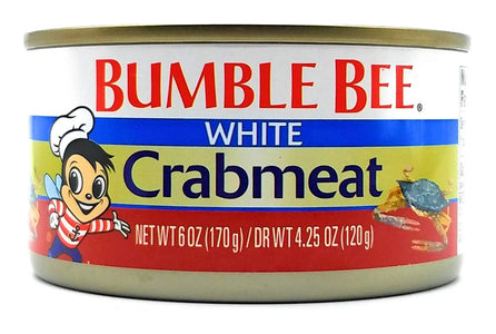 BUMBLE BEE Premium Select White CRABMEAT 6oz. (3 Cans)