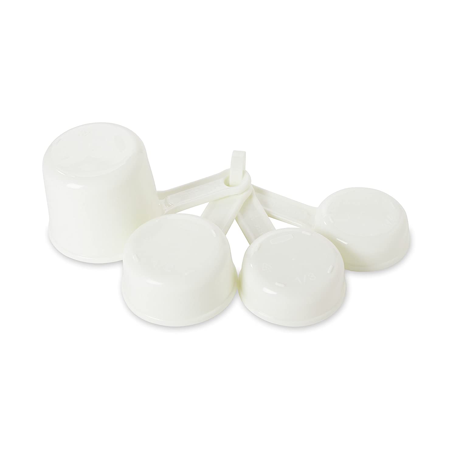 Rubbermaid Commercial FG8315ASWHT 4-Piece Measuring Cup Set,