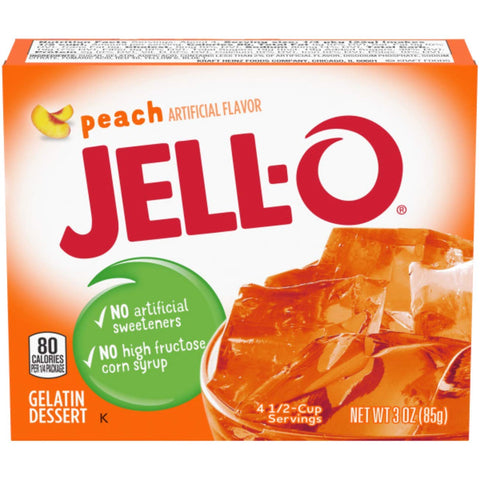 Image of Peach Jell-O Gelatin Dessert 3-oz box (Set of 3)