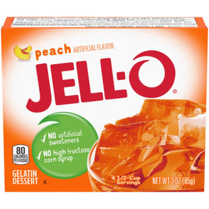 Peach Jell-O Gelatin Dessert 3-oz box (Set of 3)